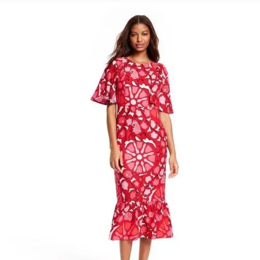 Rhode Bell Sleeve Linen  Dress